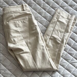 💐 LOFT beige khaki trouser pants 00P